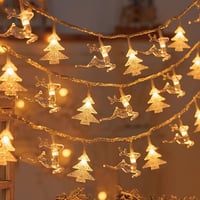 Kerstsneeuwvlok lichtslingers