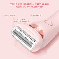 Epilator med dobbel hode