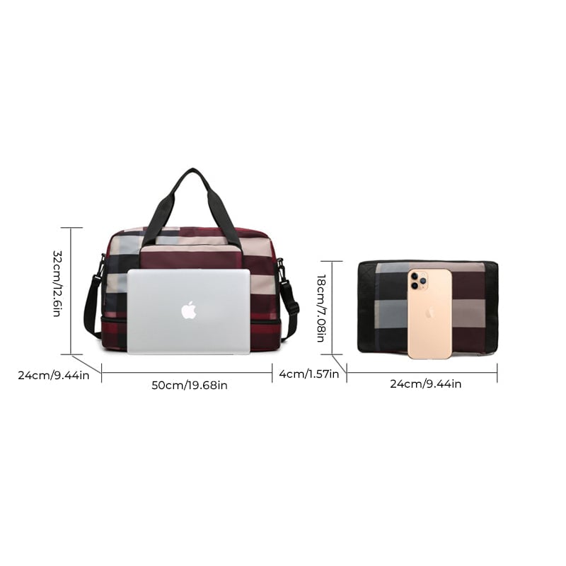 Waterproof Foldable Dry/Wet Separation Travel Bag