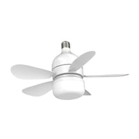 2-in-1 Socket Ceiling Fan with Dimmable LED Light(30W/40W)