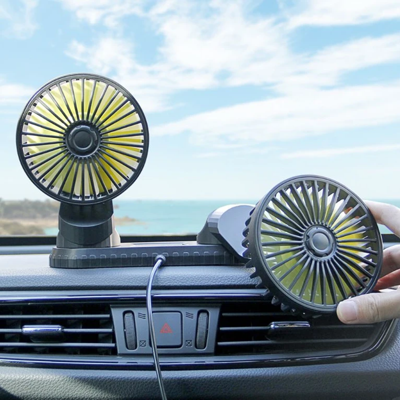 Adjustable car fan - enjoy double air conditioning