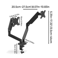 Kexon™ Universal Gas Spring Dual Arm Monitor Mount