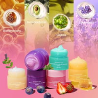 Set van 5 gekleurde lipmaskers