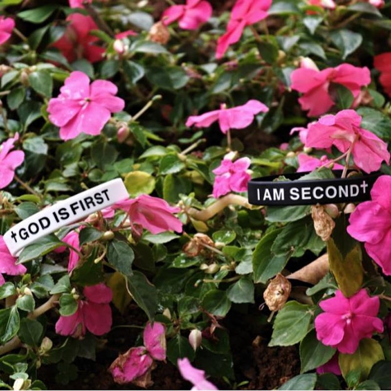 2 Pack- God Is First Bracelet Im Second Motivational Message Bracelet