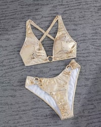 Metal Buckle Design Bikini