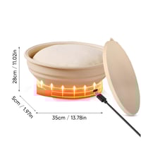 Electric Thermostatic Silicone Batter Bowl