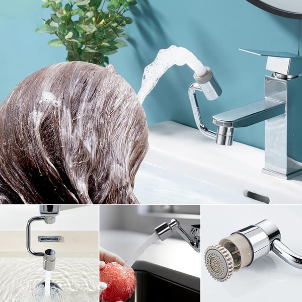 Rotatable Faucet Aerator Extension