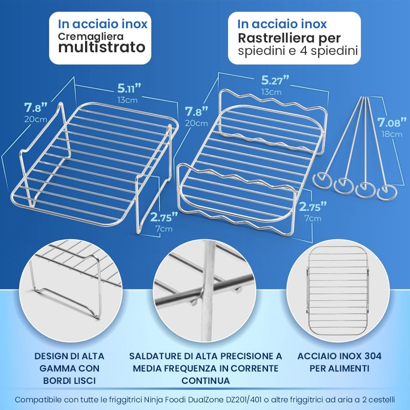 Cestello per friggitrice ad aria