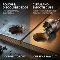 Sakerplus® Carbide Hole Saw Kit 12 Piece