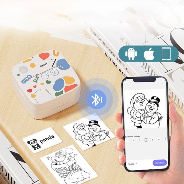 Mini-Bluetooth-Etikettendrucker