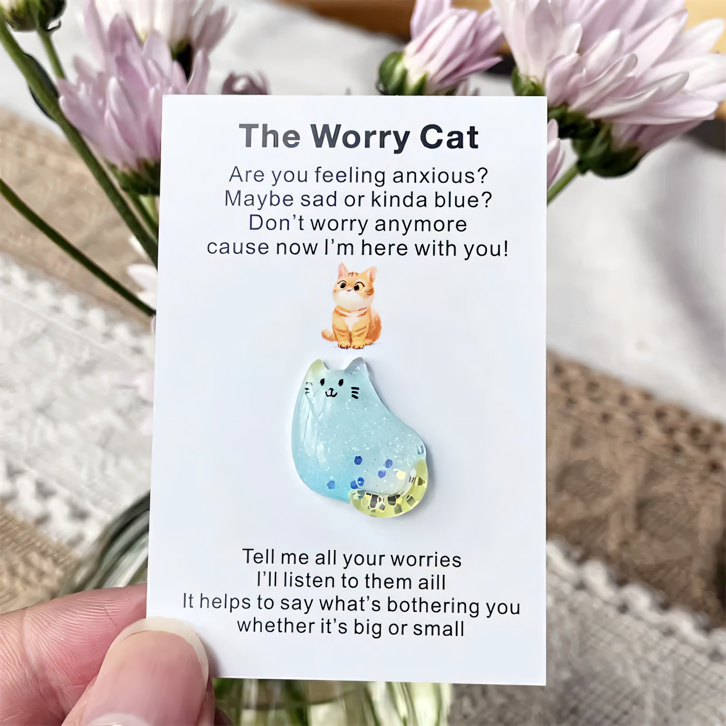Cat encouragement card