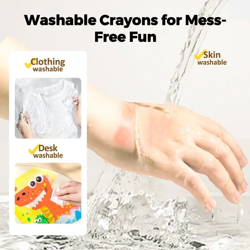 Water-soluble oil pastels