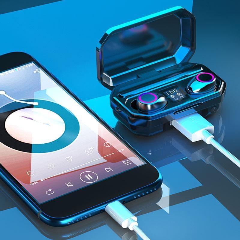 LED-display M12 Bluetooth Hörlurar