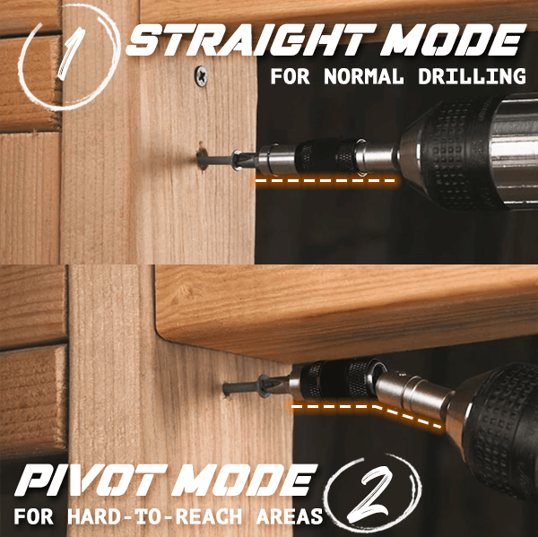 Pivoting Bit Tip Holder