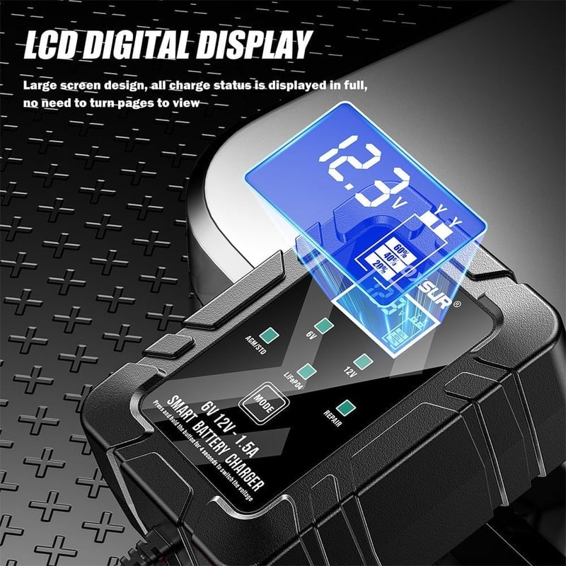 6v 12v Automatic Intelligent Recognition
