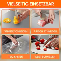 Sakerplus® Schneidebrett aus Edelstahl für die Küche