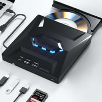 7-in-1 External USB DVD Drive & Blu-ray Player