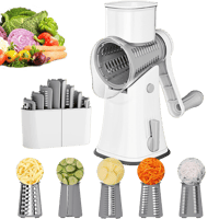 5 in 1 Rotary Cheese Grater Shredder