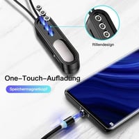 🔥50%  Rabatt🔥Schickplatz 3-in-1 magnetisches tragbares Ladekabel