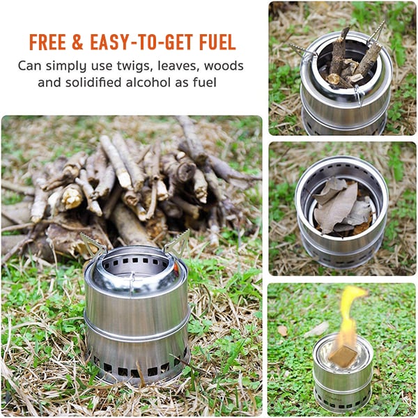 Saker Portable Camping Wood Stove