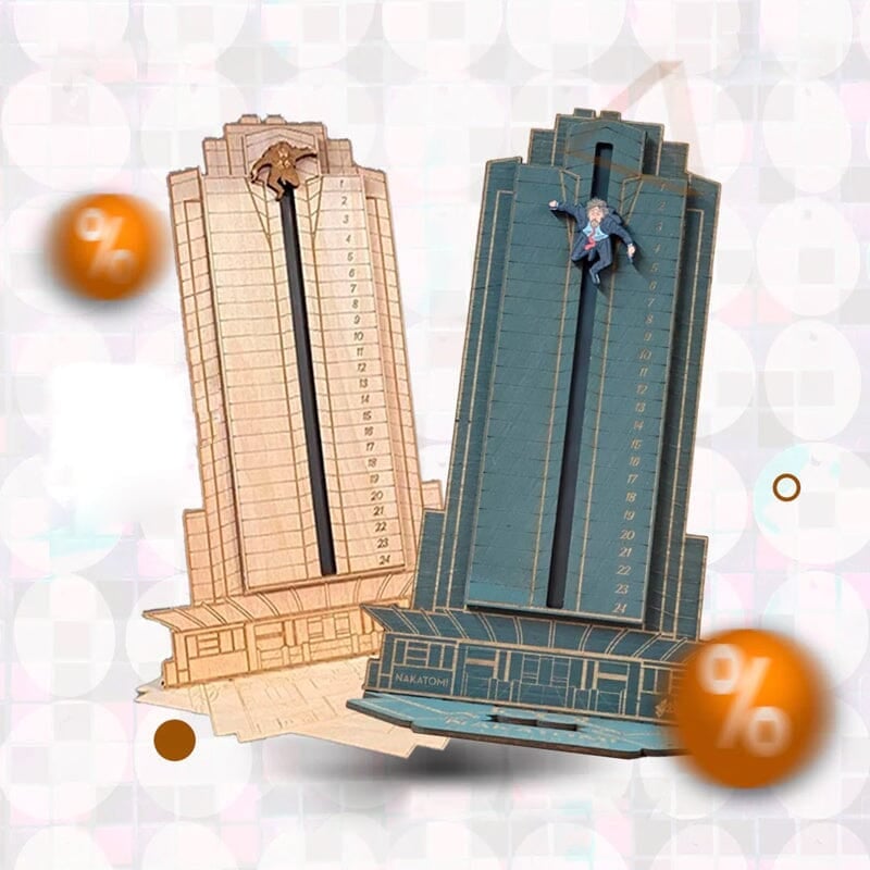 Sakerplus® Wooden Advent Calendar Bomb Calendar