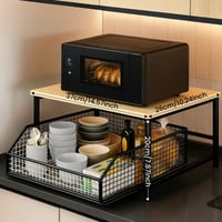 Coffee machine storage rack