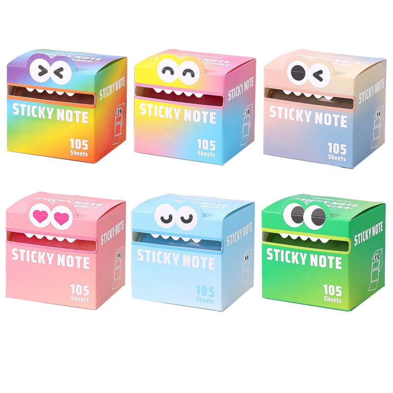 Colorful Self-Adhesive Pull-Out Memo Pads