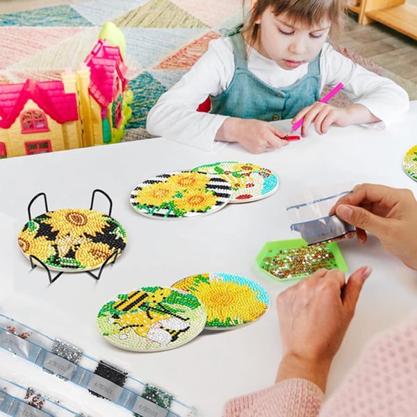 DIY Diamond Painting Coasters