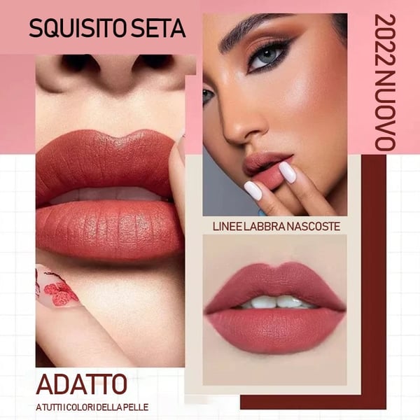 Rossetto opaco a 12 colori