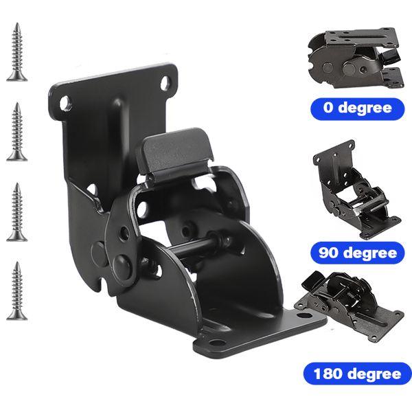 Saker 0-90-180 Grad Selbstsperr Klappscharnier Korrosionsbeständiger Unsichtbarer Verbinder