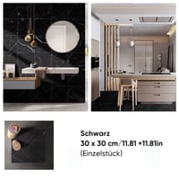 Marmor-Vinyl-Bodenfliesen zum Selbstkleben