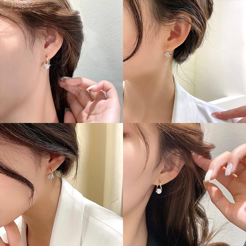 💖Boucles D'oreilles Diamant Rond✨Les meilleurs cadeaux pour vos proches💕