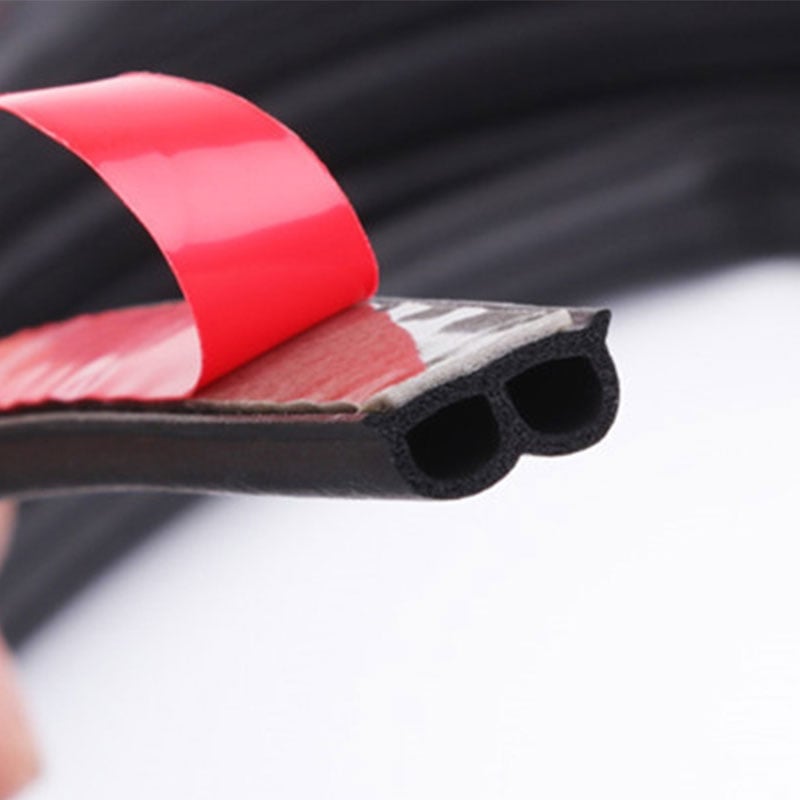 Automotive B-Type Double-Layer Soundproofing Seal Strip