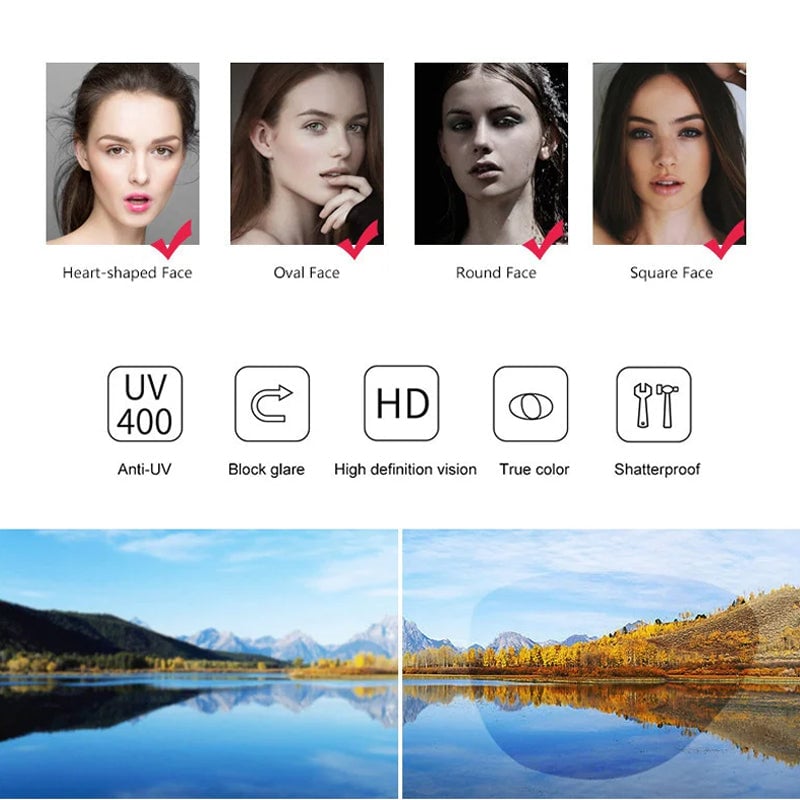 Portable Fashion Anti-Blue Light Reading Glasses