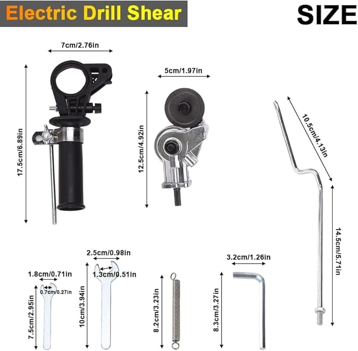 SAKER Metal Nibbler Drill Attachment