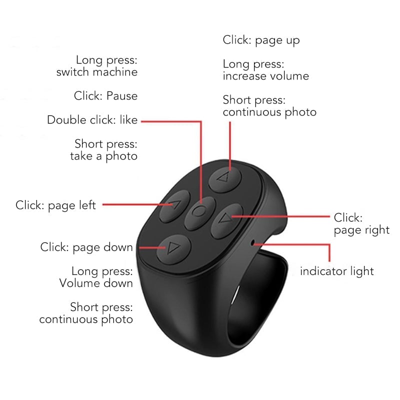【Up to 55% OFF】Fingertip Wireless Bluetooth Remote Control