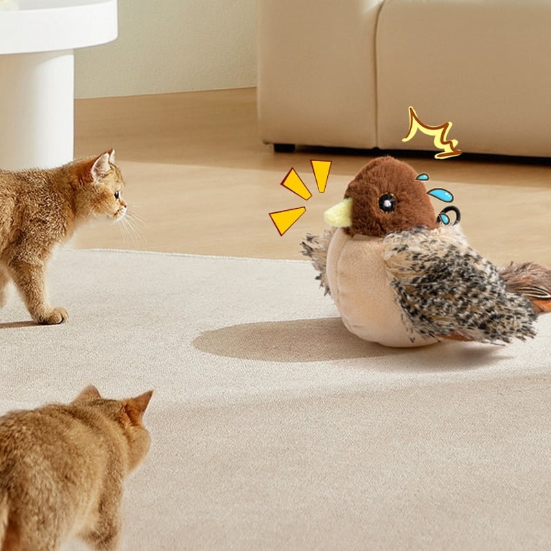 🐱 Katzenspielzeug - Simulierter zwitschernder Vogel