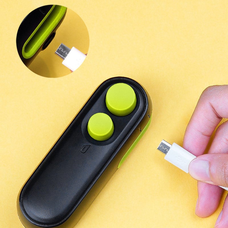 Oplaadbare verwarmingssealer met snijder