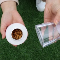 2- in- 1 Tragbare Wasserflasche für Haustier