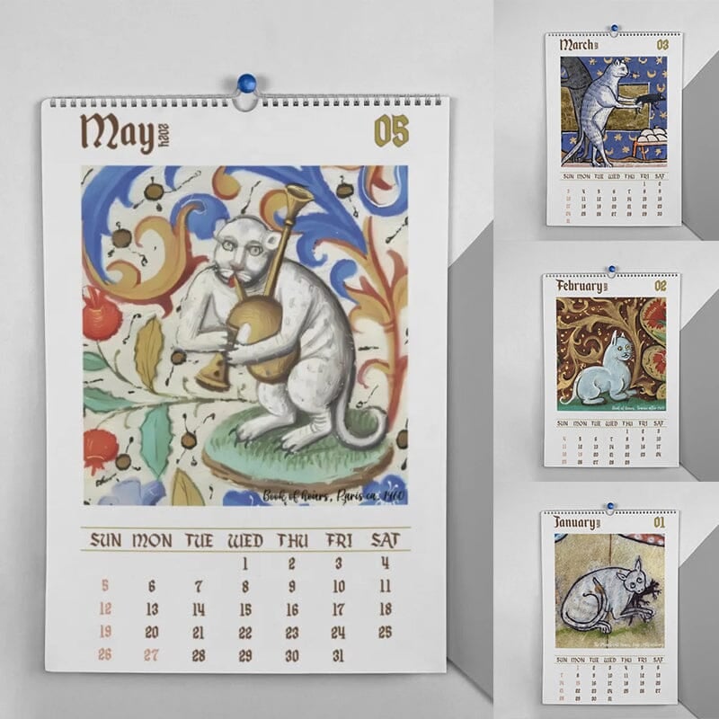 Konstig medeltida kalender 2024