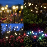 Solar Garden LED Firefly Plug-in Light