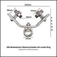Winkeleisenbahn Aufhängerolle
