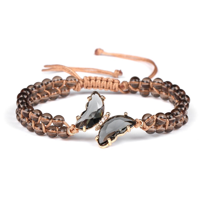 Healing Crystal Butterfly Bracelet