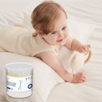 Double-ended cotton swabs