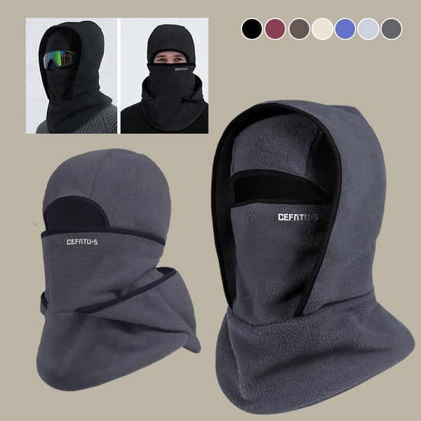 Outdoor Winter Warm Hat Neckband Integrated Cycling Mask