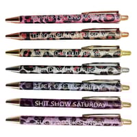 7 PCS Leopard Print Ballpoint Pens