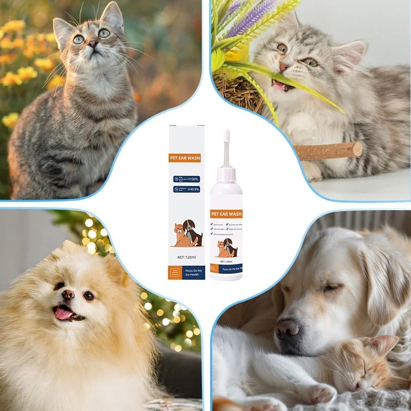 Pet Ear Cleaning Liquid (For Cats & Dogs)