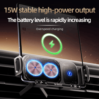Wireless Charging Rotating Car Mount