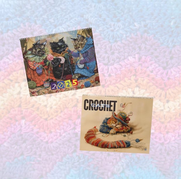  Heklede Katter Veggkalender (2025)