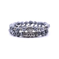 Uil Charm Natuursteen Armband